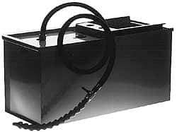 Little Giant Pumps - 10 Gallon Tank Capacity, 3/8" Nozzle Diam, 4' Coolant Line, Painted Metal Tank, Flexible Nozzle, Flood Coolant System - 25" Tank Length x 10" Tank Width x 11-3/8" Tank Height, Pump not Included - Apex Tool & Supply