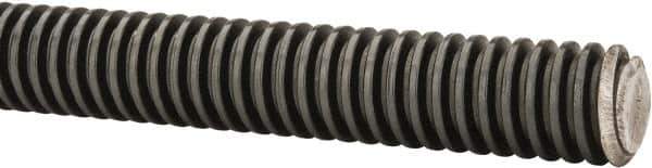 Keystone Threaded Products - TR20x4.0 Acme, 2m Long, Alloy Steel Trapezoidal Roll Metric Threaded Rod - Black Oxide Finish, Right Hand Thread - Apex Tool & Supply