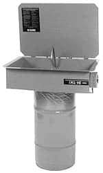 Build-All - Drum Mount Solvent-Based Parts Washer - 25 Gal Max Operating Capacity, Steel Tank, 120 Input Volts - Apex Tool & Supply