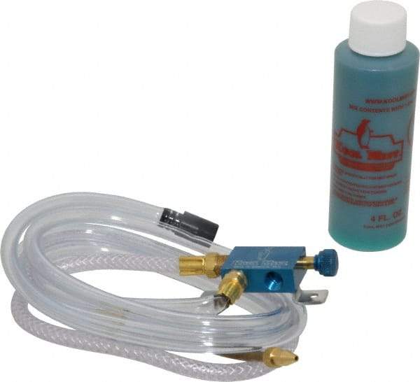 Kool Mist - 1 Outlet, Tankless Mist Coolant Unit - 2' Coolant Line Length, 4" Hose Length - Apex Tool & Supply