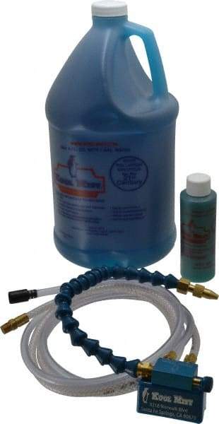 Kool Mist - Tankless Mist Coolant Unit - 4' Coolant Line Length, 12" Hose Length - Apex Tool & Supply