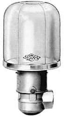 Trico - 1 Outlet, Plastic Bowl, 8 Ounce Constant-Level Oil Reservoir - 1/4 NPT Outlet, 2-5/8" Diam x 6-3/16" High - Apex Tool & Supply