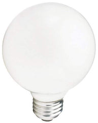 Philips - 40 Watt Incandescent Decorative Medium Screw Lamp - 2,700°K Color Temp, 415 Lumens, 120 Volts, Dimmable, G25, 2,000 hr Avg Life - Apex Tool & Supply