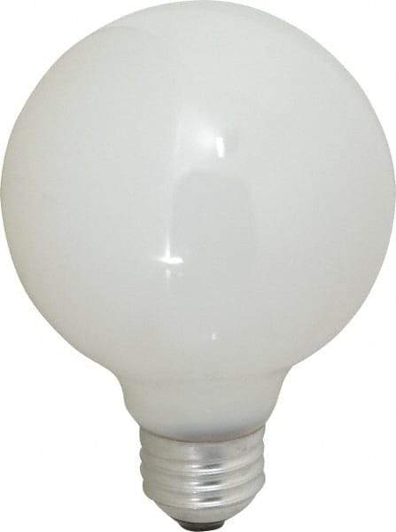 Philips - 25 Watt Incandescent Decorative Medium Screw Lamp - 2,700°K Color Temp, 210 Lumens, 120 Volts, Dimmable, G25, 2,000 hr Avg Life - Apex Tool & Supply