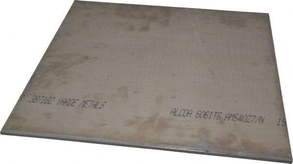Value Collection - 0.19 Inch Thick x 12 Inch Wide x 12 Inch Long, Aluminum Sheet - Alloy 6061-T6 - Apex Tool & Supply