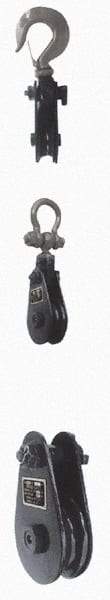 Value Collection - 8, 800 Lbs. Load Limit, Side Release Snatch Block - Single Sheave, 4-1/2 Inch Outside Diameter, Wire Rope, 3/8 Inch Diameter, Steel - Apex Tool & Supply