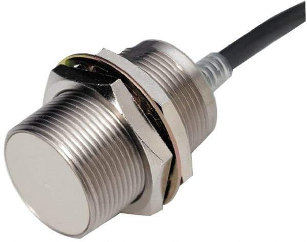 Omron - NPN, 2mm Detection, Cylinder Shielded, Inductive Proximity Sensor - 3 Wires, IP67, 12 to 24 VDC, M8x1 Thread, 8mm Wide - Apex Tool & Supply