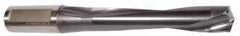 Sumitomo - 9/16" 140° Solid Carbide Jobber Drill - TiAlN Finish, Right Hand Cut, Spiral Flute, Round with Flats Shank, 5-11/16" OAL, V-Point Point - Apex Tool & Supply