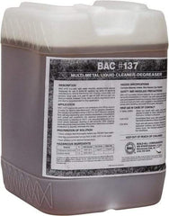 Made in USA - 5 Gal Pail Parts Washer Fluid - Water-Based - Apex Tool & Supply