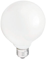 Philips - 400 Watt Incandescent Decorative Medium Screw Lamp - 2,700°K Color Temp, 6,645 Lumens, 120, 130 Volts, Dimmable, G30, 800 hr Avg Life - Apex Tool & Supply