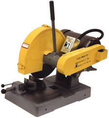 Kalamazoo - 14" Blade Diam, 1" Arbor Hole, Straight Chop & Cutoff Saw - 3 Phase, 4,400 RPM, 5 hp, 220/440 Volts, 2-1/2" in Solids at 90°, 3" in Pipe at 90° - Apex Tool & Supply