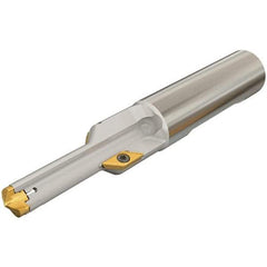 Iscar - 0.681 to 0.708" Diam, 1.4" Max Depth, 1" Shank Diam, 4.4" OAL, Replaceable Tip Drill - AOMT, IDI-SG, IDI-SK Insert, DCT Toolholder, Series ChamDrill - Apex Tool & Supply