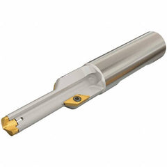 Iscar - 0.65 to 0.669" Diam, 1.4" Max Depth, 3/4" Shank Diam, 4.17" OAL, Replaceable Tip Drill - AOMT, IDI-SG, IDI-SK Insert, DCT Toolholder, Series ChamDrill - Apex Tool & Supply