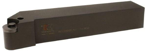 Kennametal - PRGC, Right Hand Cut, 0° Lead Angle, 25mm Shank Height x 25mm Shank Width, Neutral Rake Indexable Turning Toolholder - 150mm OAL, RC..1003.. Insert Compatibility, Series Fix-Perfect - Apex Tool & Supply