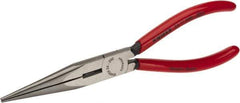Knipex - 8" OAL, Side Cutting Pliers - Standard Jaw, Snipe Nose with Cut Head - Apex Tool & Supply