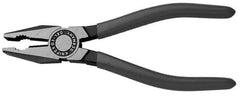 Knipex - 7" OAL, 15/32" Capacity, Insulated Wire Cutting Pliers - Standard Head - Apex Tool & Supply