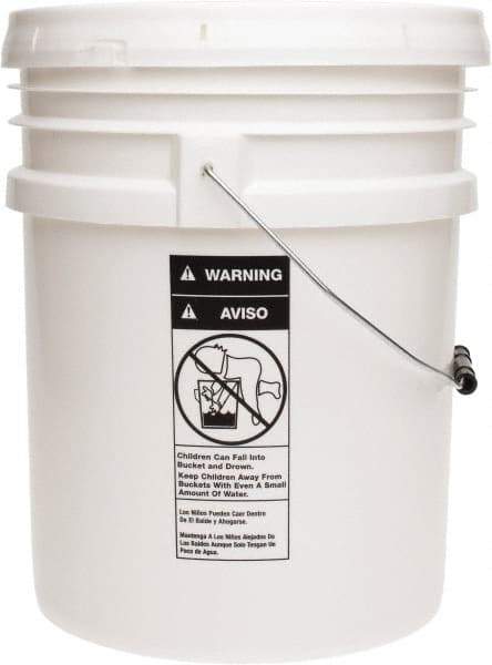 Made in USA - Poly Drum - 5 Gallon Container - Apex Tool & Supply