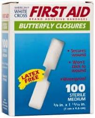 Medique - Butterfly Self-Adhesive Bandage - Plastic Bandage - Apex Tool & Supply