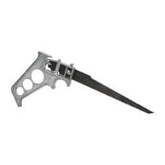 Stanley - Steel Blade Keyhole Saw - Cast Aluminum Handle, Pistol Grip, 8" OAL - Apex Tool & Supply