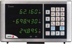 Fagor - 3 Axis, 32" X-Axis Travel, 16" Y-Axis Travel, 6" Z-Axis Travel, Milling DRO System - 0.1µm Resolution, 5µm Accuracy, LED Display - Apex Tool & Supply