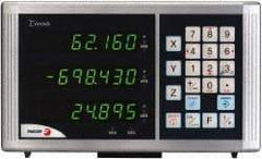 Fagor - 3 Axis, 30" X-Axis Travel, 12" Y-Axis Travel, 6" Z-Axis Travel, Milling DRO System - 0.1µm Resolution, 5µm Accuracy, LED Display - Apex Tool & Supply