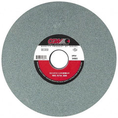 Camel Grinding Wheels - 7" Diam x 1-1/4" Hole x 3/4" Thick, I Hardness, 80 Grit Surface Grinding Wheel - Silicon Carbide, Type 5, Medium Grade, 3,760 Max RPM, Vitrified Bond, One-Side Recess - Apex Tool & Supply