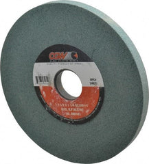Camel Grinding Wheels - 7" Diam x 1-1/4" Hole x 1/2" Thick, I Hardness, 100 Grit Surface Grinding Wheel - Silicon Carbide, Type 1, Fine Grade, 3,760 Max RPM, Vitrified Bond, No Recess - Apex Tool & Supply