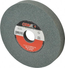 Camel Grinding Wheels - 7" Diam x 1-1/4" Hole x 1" Thick, I Hardness, 60 Grit Surface Grinding Wheel - Silicon Carbide, Type 5, Medium Grade, 3,760 Max RPM, Vitrified Bond, One-Side Recess - Apex Tool & Supply