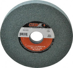 Camel Grinding Wheels - 7" Diam x 1-1/4" Hole x 3/4" Thick, I Hardness, 60 Grit Surface Grinding Wheel - Silicon Carbide, Type 5, Medium Grade, 3,760 Max RPM, Vitrified Bond, One-Side Recess - Apex Tool & Supply