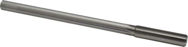 Made in USA - 0.506" High Speed Steel 6 Flute Chucking Reamer - Straight Flute, 0.4355" Straight Shank, 2" Flute Length, 8" OAL - Apex Tool & Supply