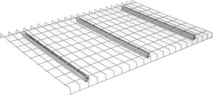 Nashville Wire - 52" Wide, 1-1/2" High, Open Shelving Welded Wire Decking - Steel, 36" Deep, Use with Pallet Racks - Apex Tool & Supply