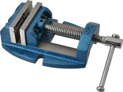 Wilton - 2-3/4" Jaw Opening Capacity x 1-7/8" Throat Depth, Horizontal Drill Press Vise - 3" Wide x 1-7/8" High Jaw, Stationary Base, Standard Speed, 8-1/2" OAL x 3.2" Overall Height, Cast Iron - Apex Tool & Supply