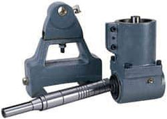 Interstate - Milling Head Angle Attachment Set - R8 Spindle Taper, Compatible with Bridgeport Type - Apex Tool & Supply