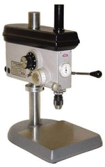 Servo - 7" Swing, Frequency Drill Press - Variable Speed, 0.1 hp, Single Phase - Apex Tool & Supply