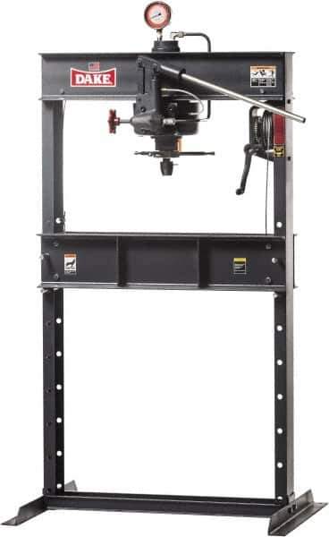 Dake - 25 Ton Manual Shop Press - 5 Inch Stroke - Apex Tool & Supply