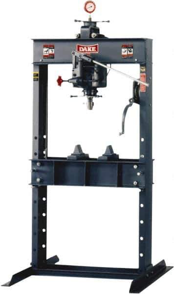 Dake - 50 Ton Manual Shop Press - 4 Inch Stroke - Apex Tool & Supply