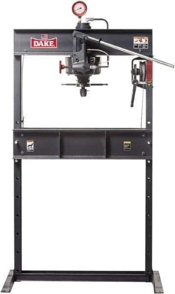 Dake - 75 Ton Manual Shop Press - 4-1/2 Inch Stroke - Apex Tool & Supply