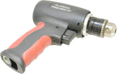 Florida Pneumatic - 3/8" Keyed Chuck - Pistol Grip Handle, 20,000 RPM, 4 CFM, 0.3333 hp, 60-90 psi - Apex Tool & Supply
