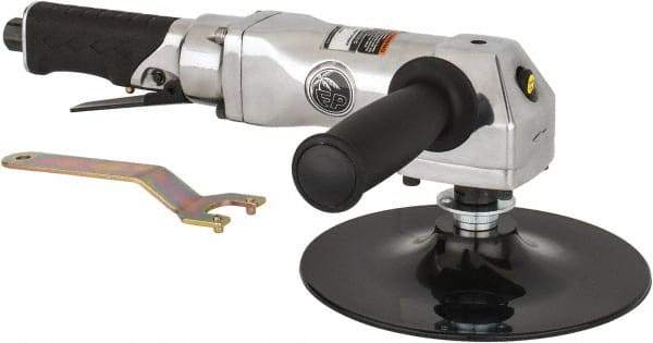 Florida Pneumatic - 7" Max Disc, 4,500 RPM, Pneumatic Handheld Disc Sander - 16 CFM, 1/4 NPT Inlet, 1 hp, 90 psi - Apex Tool & Supply