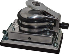 Florida Pneumatic - 6,500 OPM, 4 CFM Air Consumption, 90 psi Air Pressure, Palm Air Orbital Sander - Rectangular Pad, 1/4 NPT Inlet - Apex Tool & Supply
