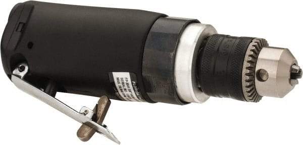 Florida Pneumatic - 3/8" Keyed Chuck - Inline Handle, 20,000 RPM, 4 CFM, 0.3333 hp, 60-90 psi - Apex Tool & Supply