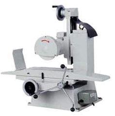 Enco - 12 Inch Long x 6 Inch Wide Table, Manual Bench Machine Surface Grinder - 3/4 hp, 3,450 RPM Spindle Speed, 36-1/2 Inch Overall Length, 1-1/4 Inch Arbor Hole Diameter - Apex Tool & Supply