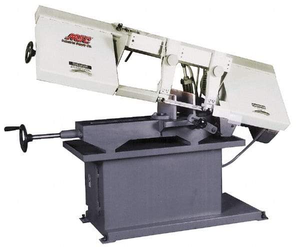 Vectrax - 9 x 14-1/2" Max Capacity, Manual Step Pulley Horizontal Bandsaw - 82, 127, 186 & 300 SFPM Blade Speed, 110/220 Volts, 1-1/2 hp, 1 Phase - Apex Tool & Supply