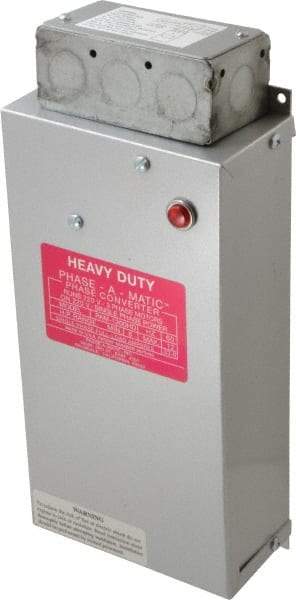 Made in USA - 8 to 12 hp Static Phase Converter - Apex Tool & Supply