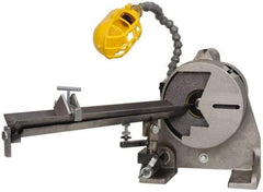 Made in USA - 1 Hp, Single Phase, Drill Bit Grinder - 110/220 Volts, For Use On Drill Bits - Apex Tool & Supply