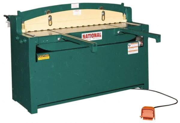 Made in USA - Floor Shears Power Type: Hydraulic Blade Length (Inch): 52 - Apex Tool & Supply