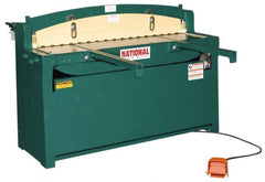 Made in USA - Floor Shears Power Type: Hydraulic Blade Length (Inch): 52 - Apex Tool & Supply