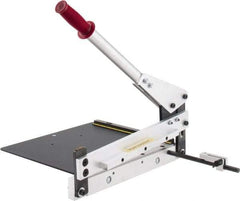 Made in USA - 12 Inch Long x 23 Inch Wide x 15 Inch Deep x 8 Inch High, Hand Slitting Bench Shear - 0.02 Inch Mild Steel, 0.04 Inch Aluminum and 0.025 Inch Brass Capacity - Apex Tool & Supply