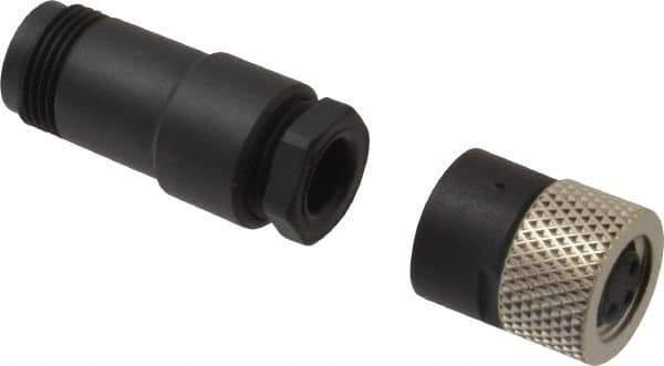 Brad Harrison - 4 Amp, Female Straight Field Attachable Connector Sensor and Receptacle - 60 VAC, 75 VDC, IP67 Ingress Rating - Apex Tool & Supply