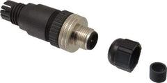 Brad Harrison - 4 Amp, Male Straight Field Attachable Connector Sensor and Receptacle - 30 VAC, 36 VDC, IP67 Ingress Rating - Apex Tool & Supply